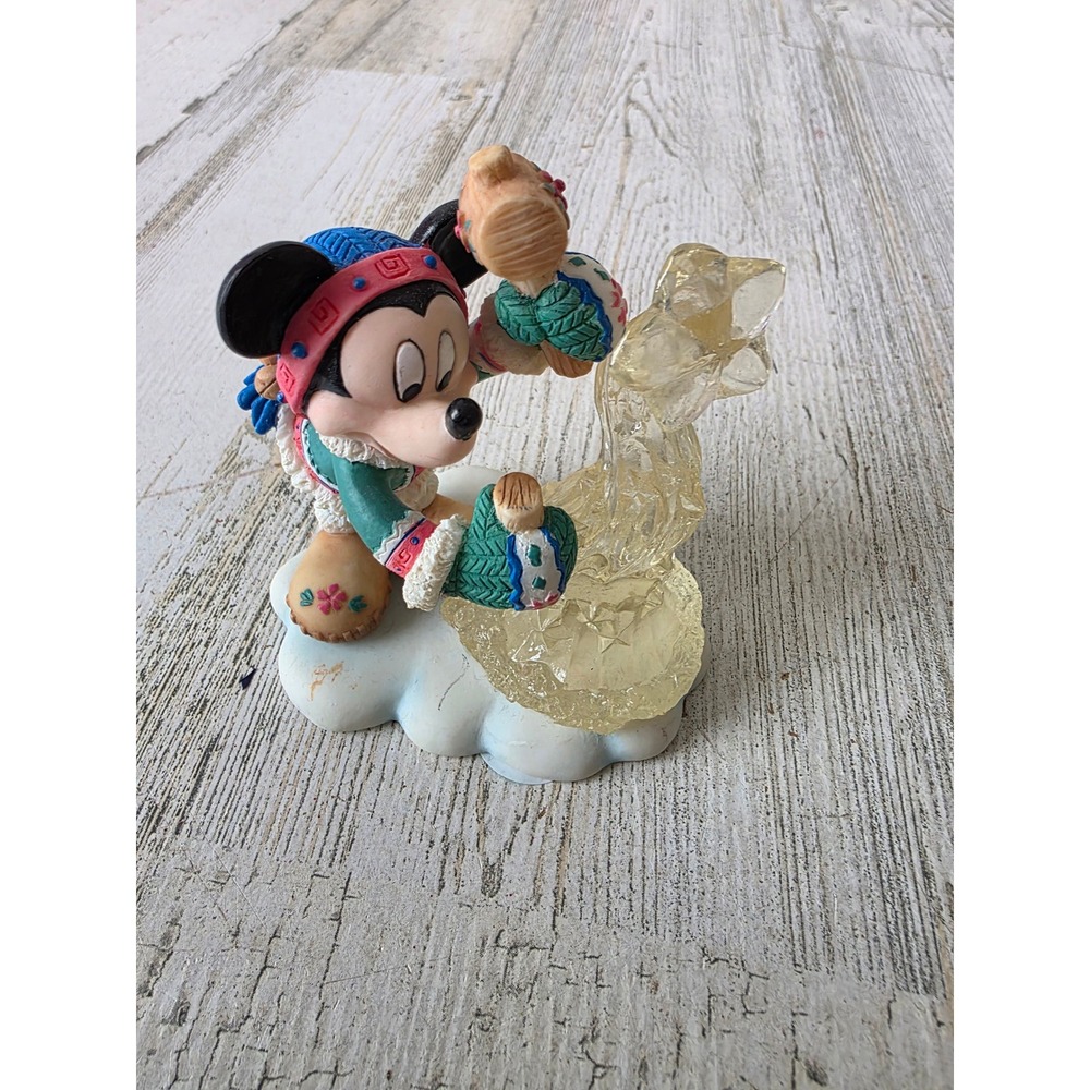 Enesco Mickey statue ice sculpture figurine‎ vintage Xmas tree